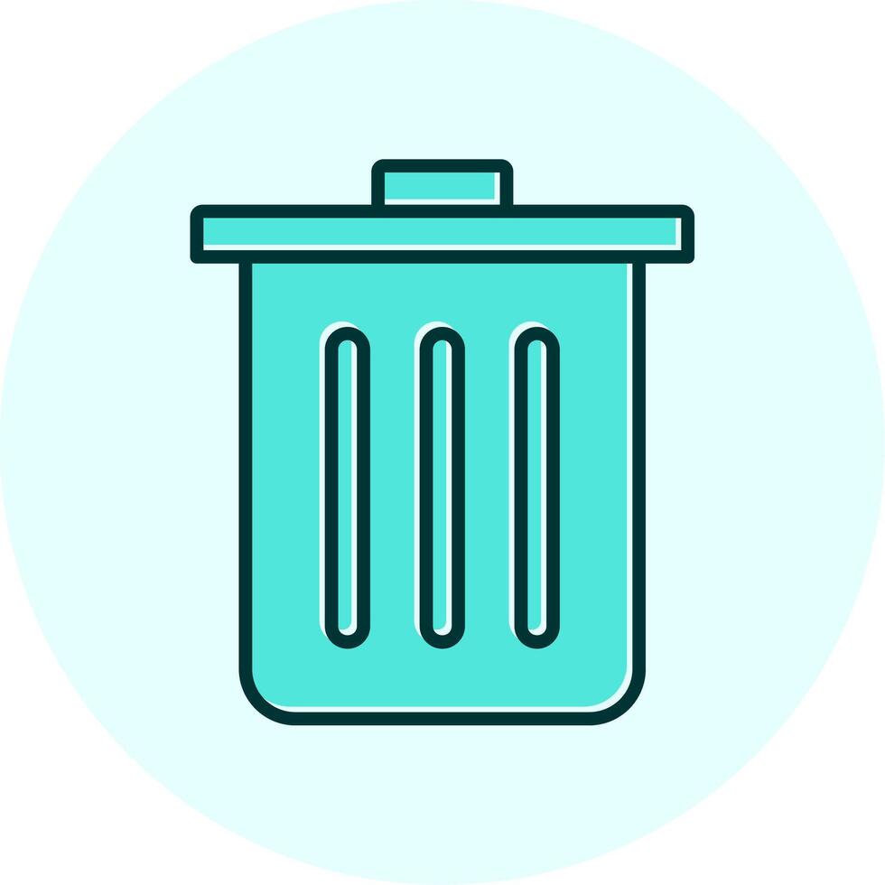 Dustbin Vecto Icon vector