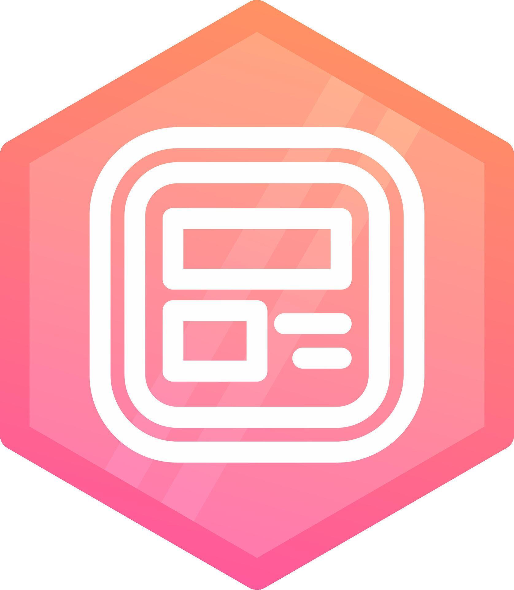 Layout Gradient polygon Icon 38182528 Vector Art at Vecteezy