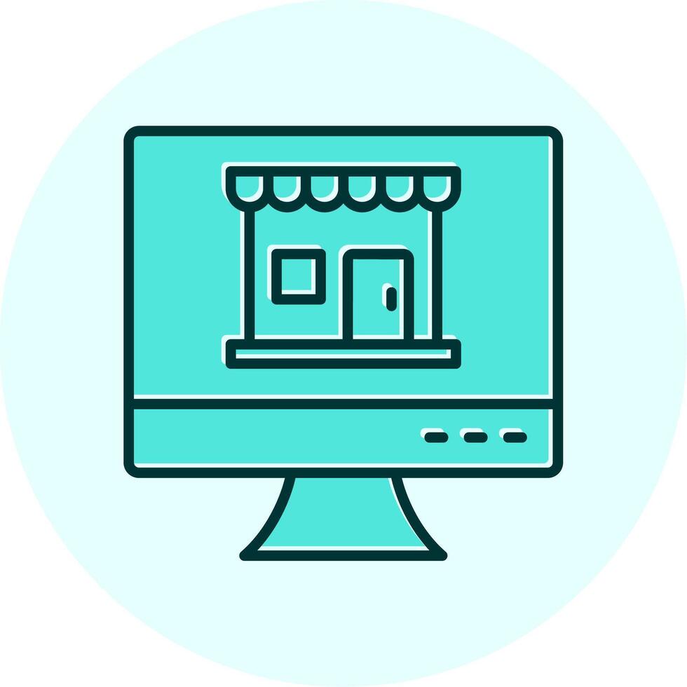 Online Shop Vecto Icon vector