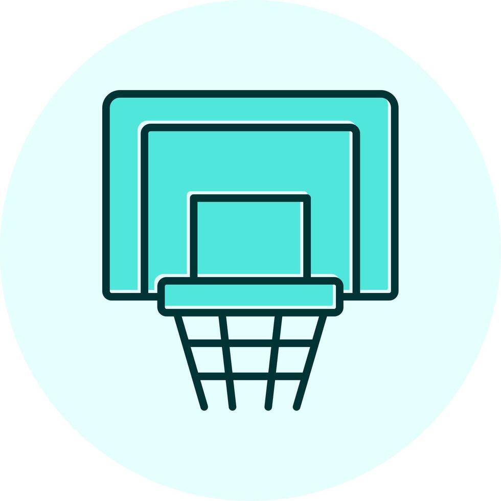 Basketball Hoop Vecto Icon vector