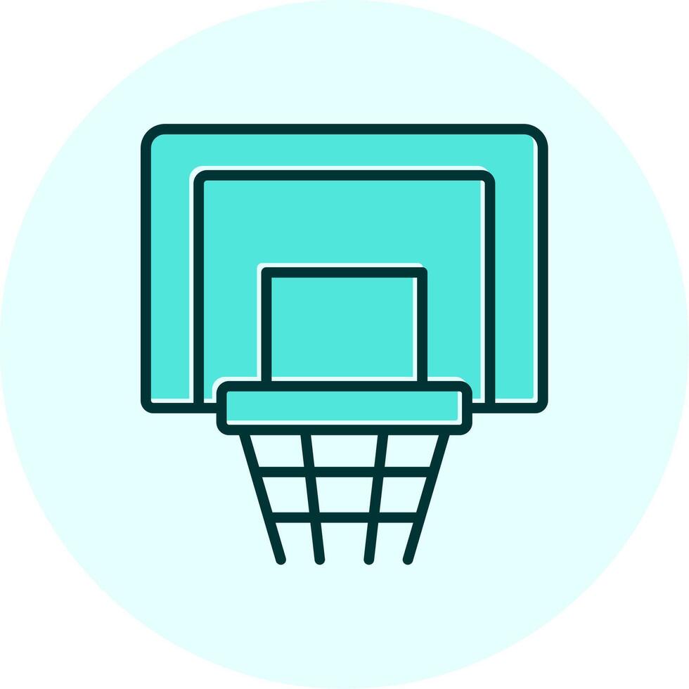 Basketball Hoop Vecto Icon vector