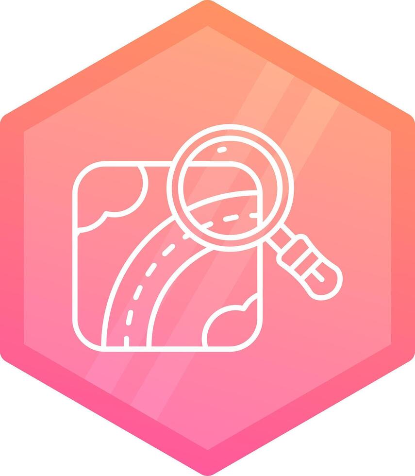 Find Gradient polygon Icon vector