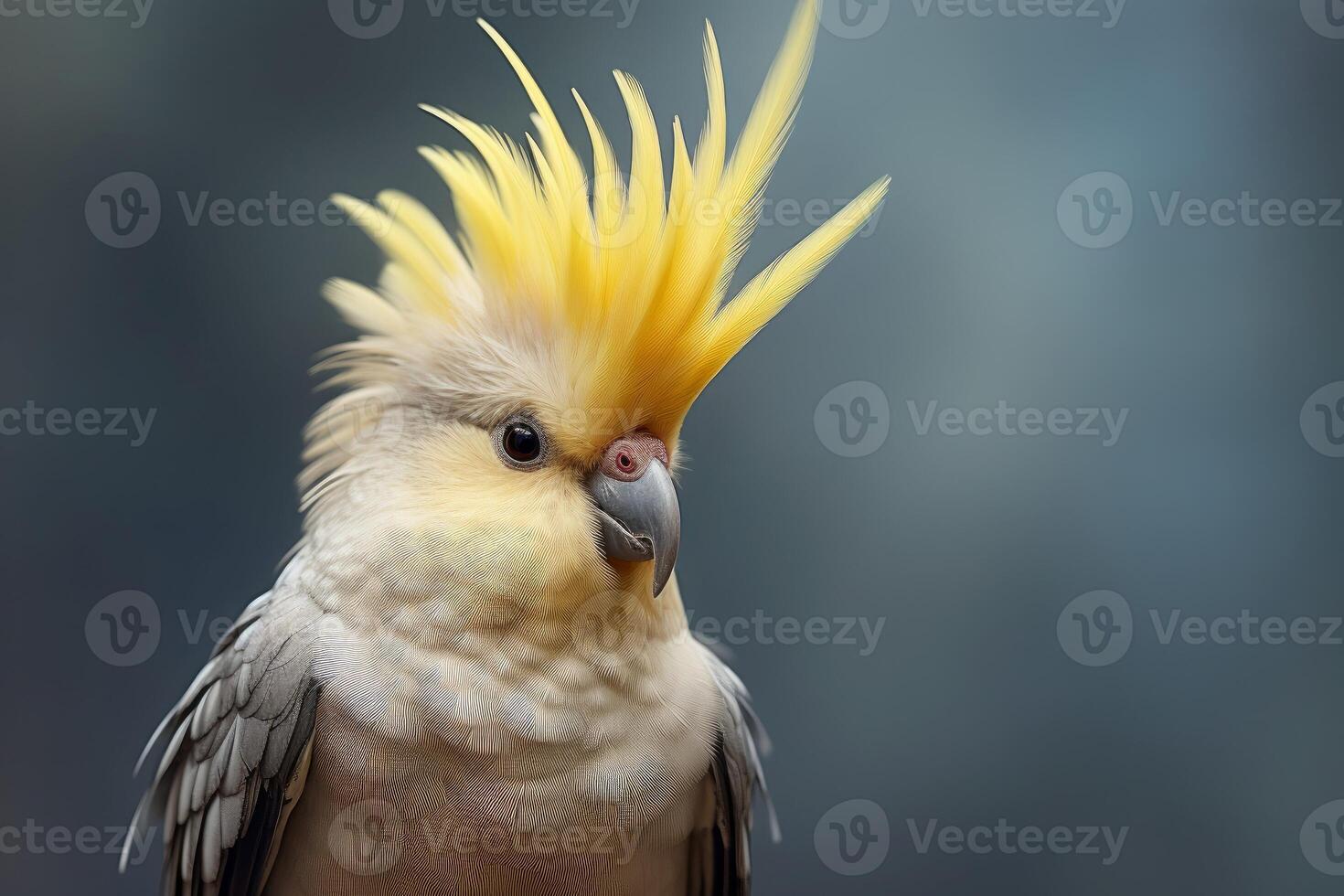 AI generated Chirpy Cute cockatiel bird. Generate Ai photo