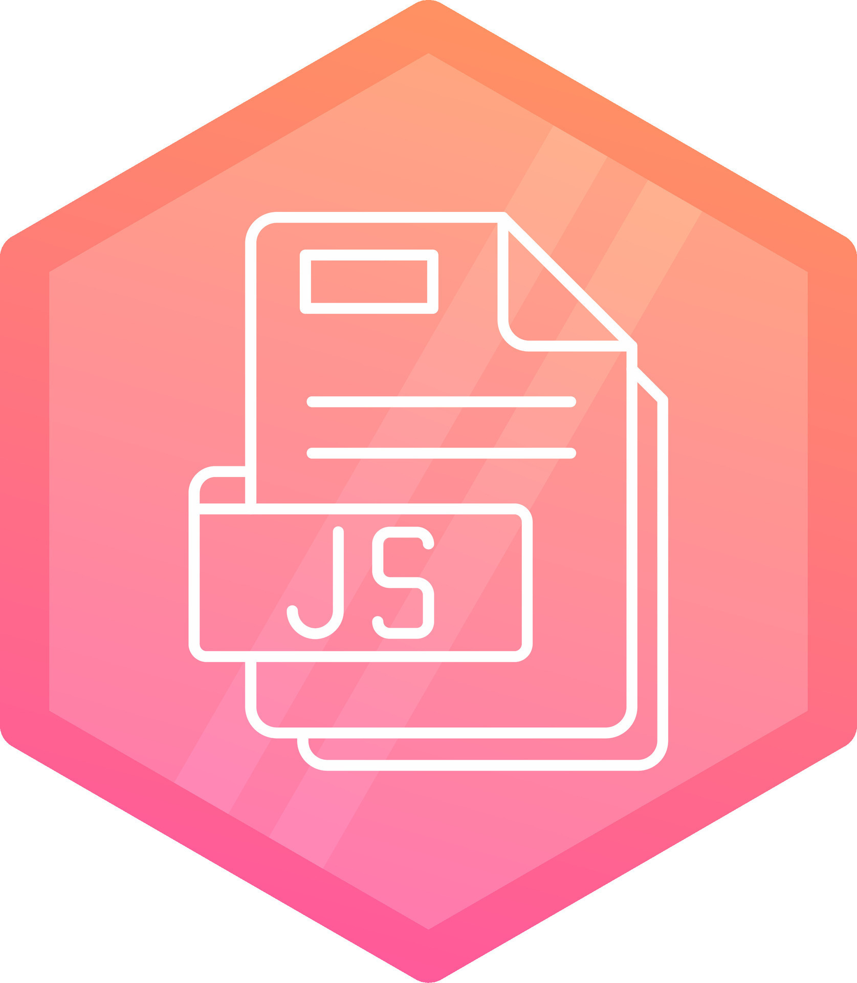 Js Gradient polygon Icon 38182903 Vector Art at Vecteezy