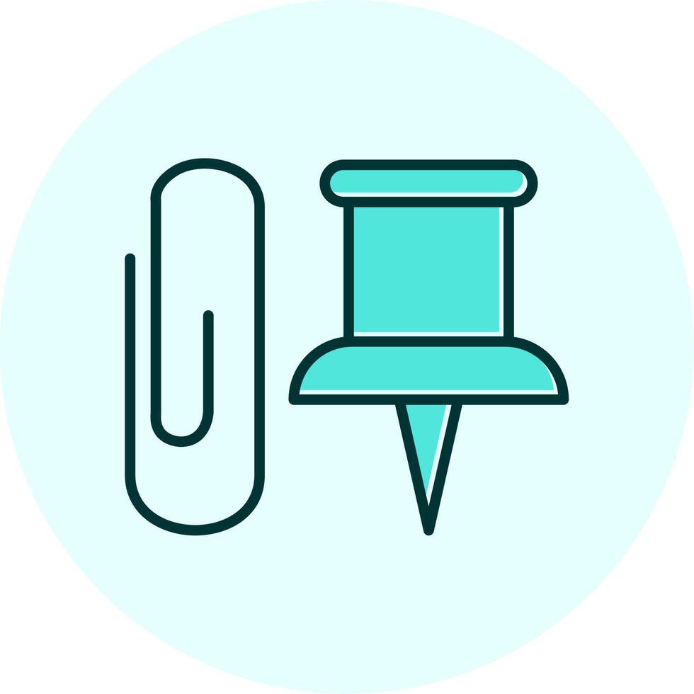 Paper Clip Vecto Icon vector