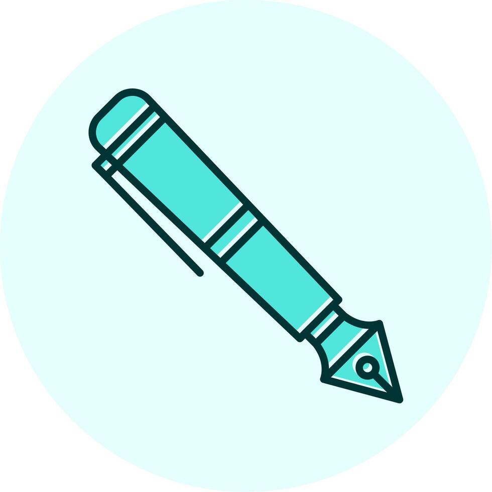 Fountain Pen Vecto Icon vector