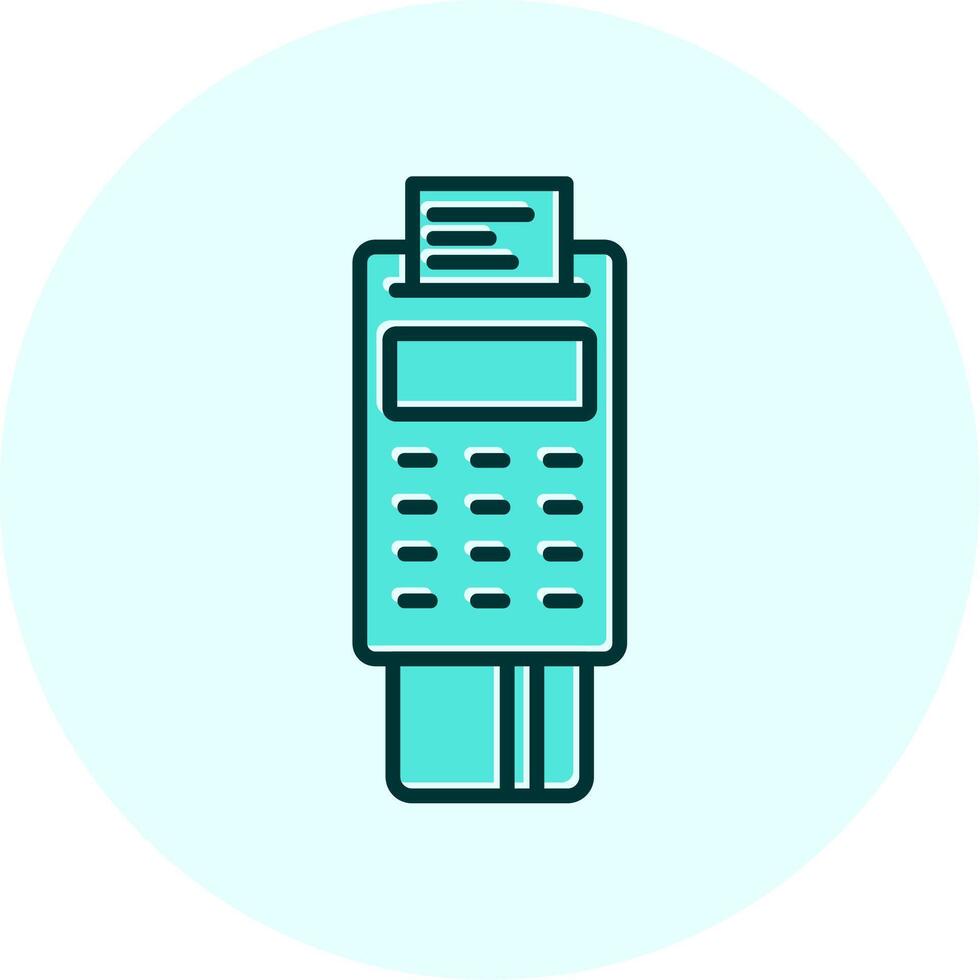 Pos Terminal Vecto Icon vector