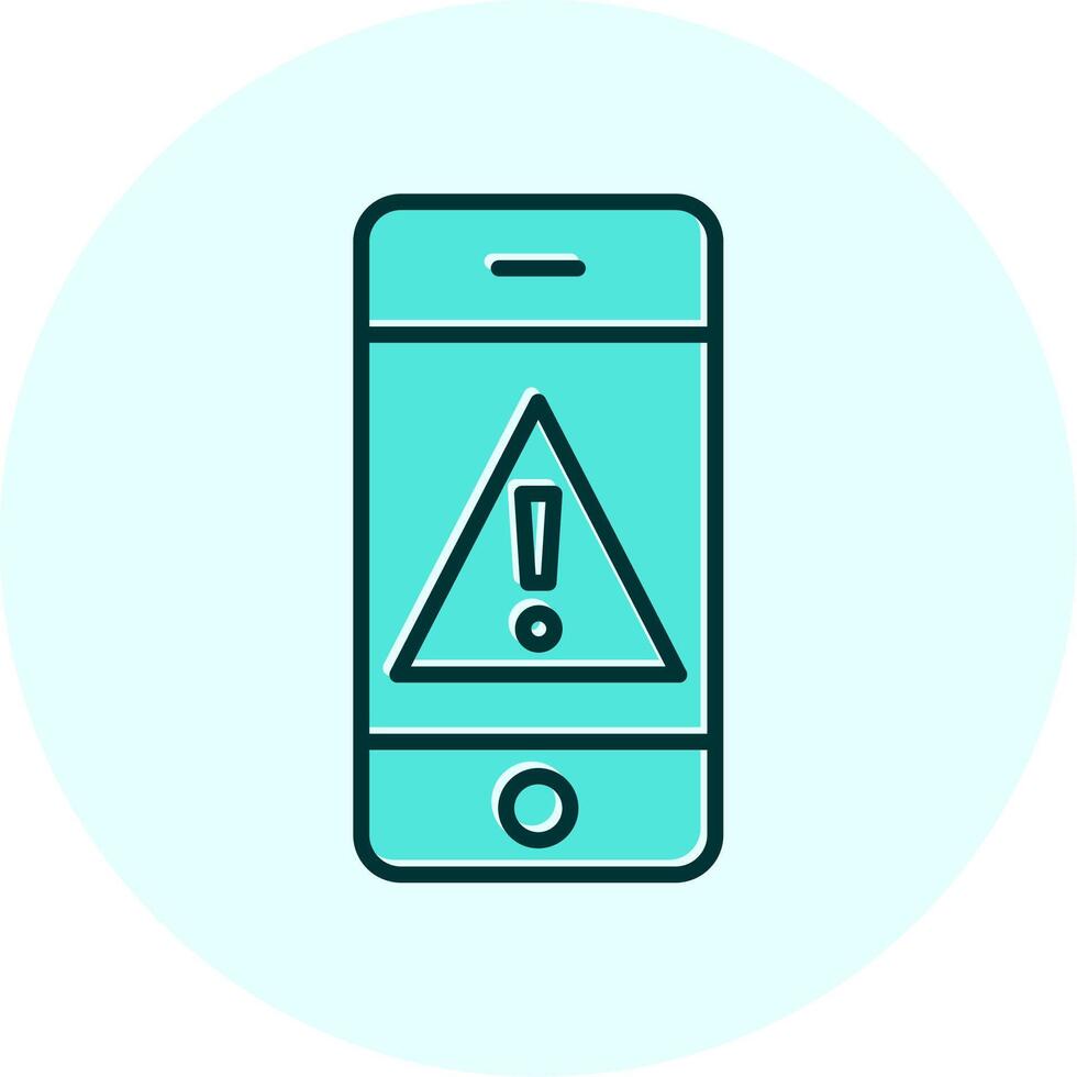 Mobile Alert Vecto Icon vector