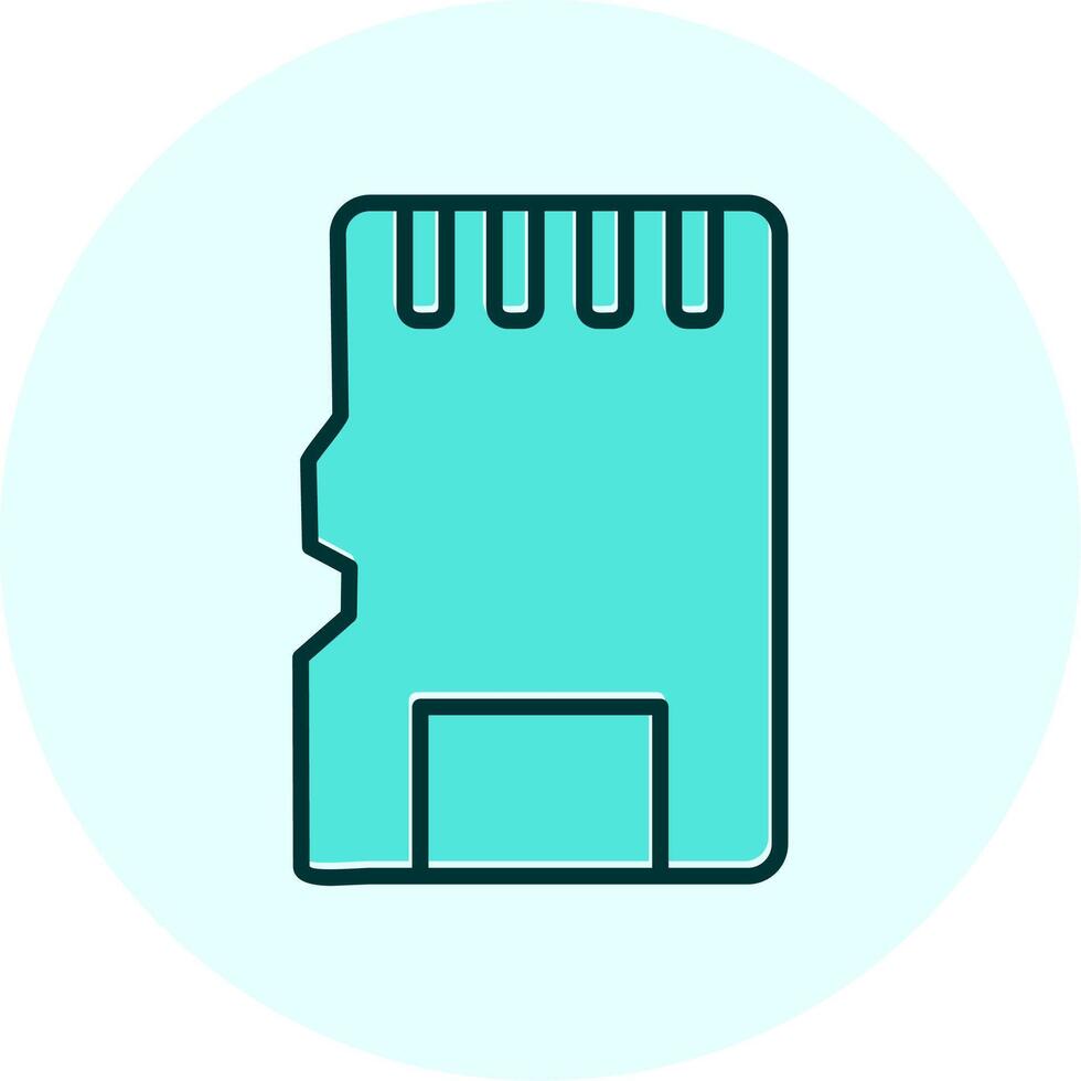 Sd Card Vecto Icon vector