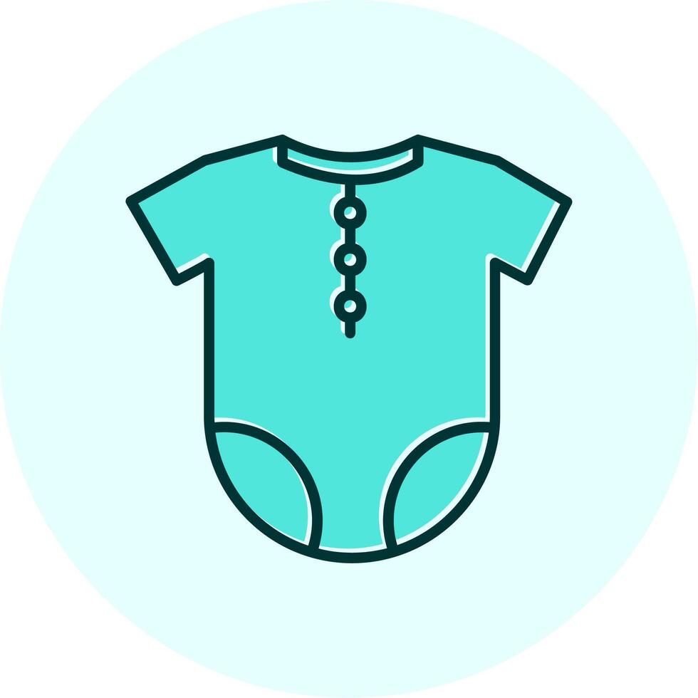 Baby Outfit Vecto Icon vector