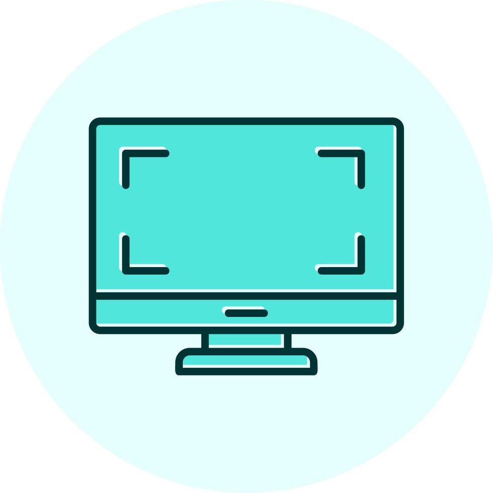 Monitor Vecto Icon vector