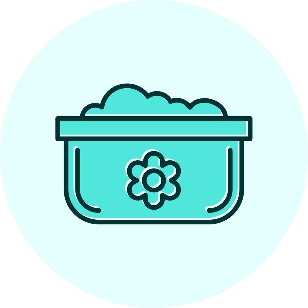 Dishwashing Pot Vecto Icon vector