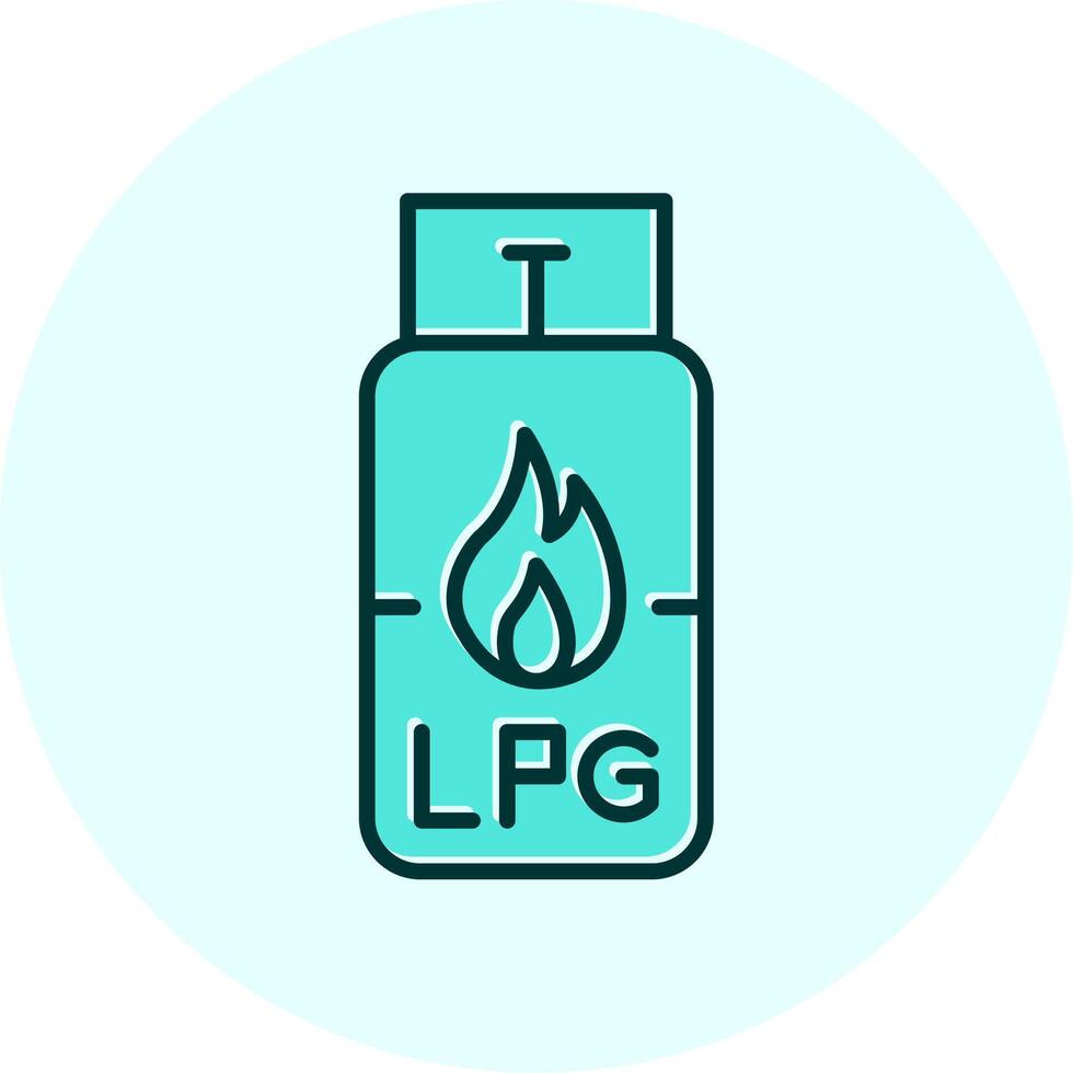 Gas Cylinder Vecto Icon vector