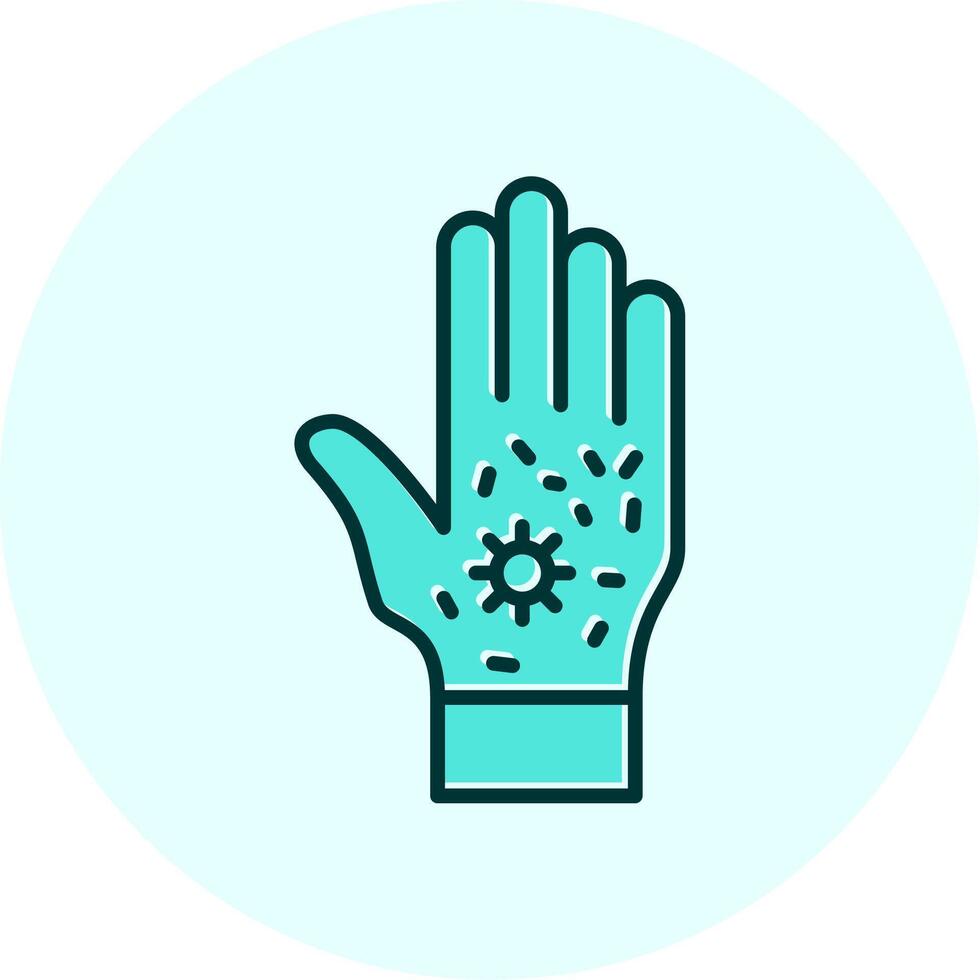 Dirty Hand Vecto Icon vector