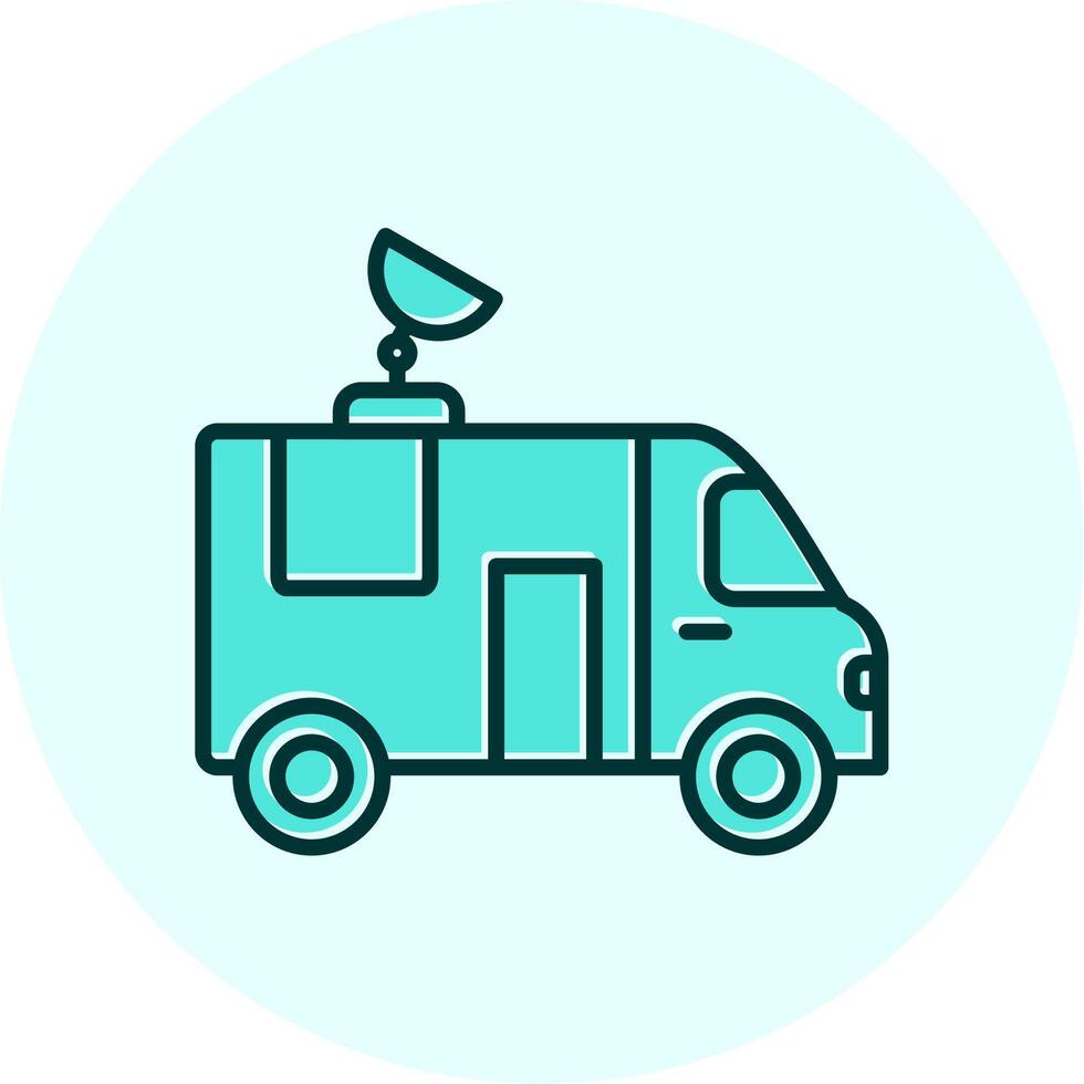 News Van Vecto Icon vector