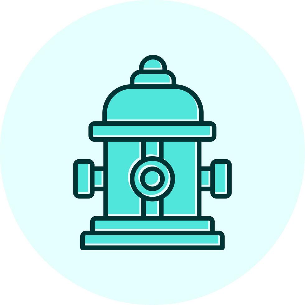 Fire Hydrant Vecto Icon vector