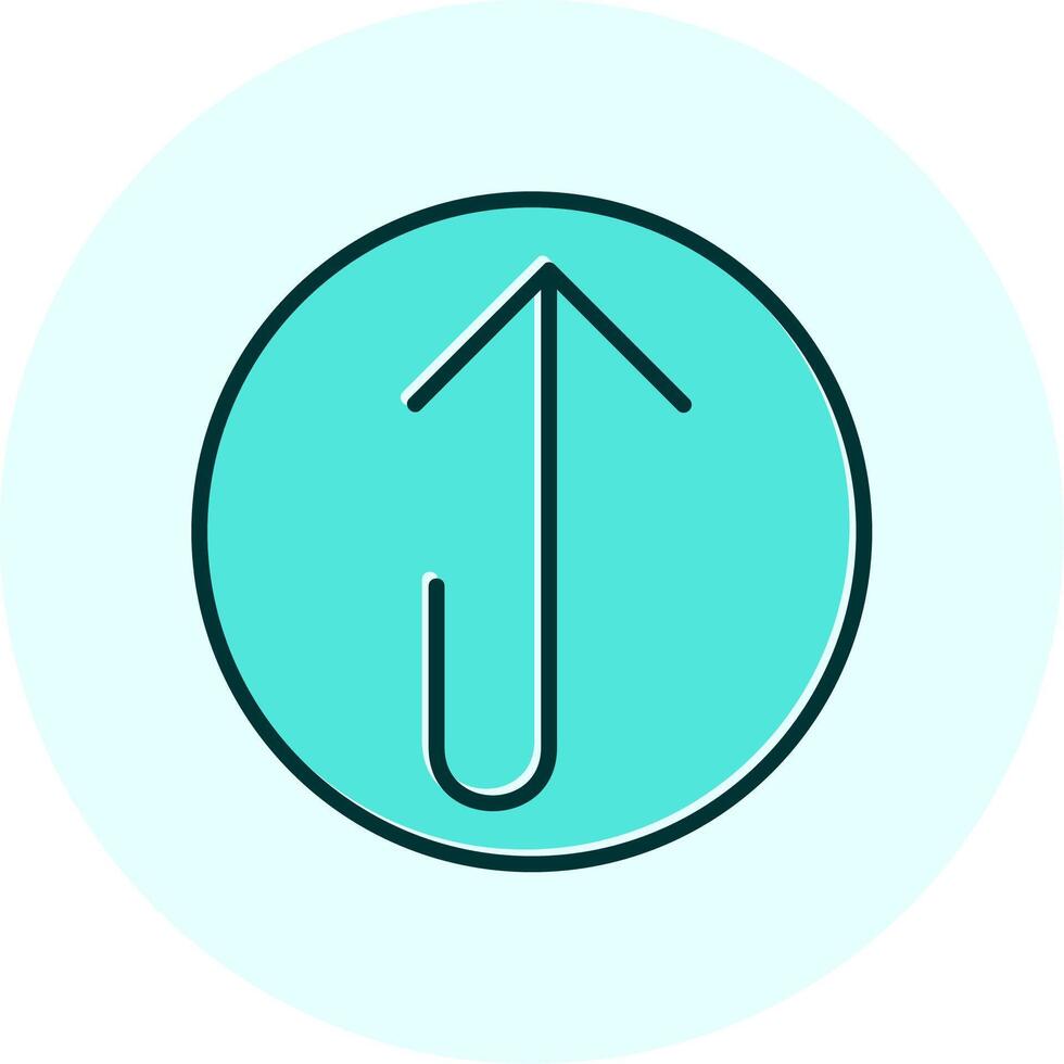 Up Arrow Vecto Icon vector