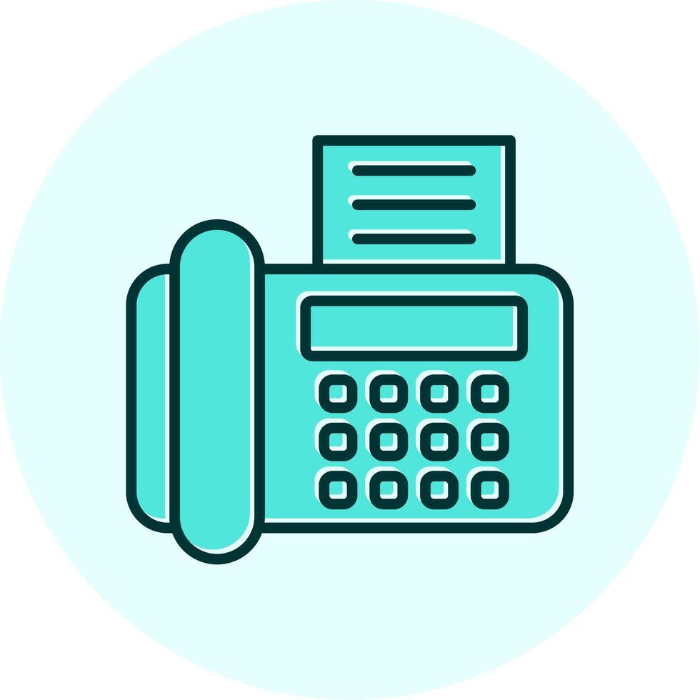 Fax Machine Vecto Icon vector