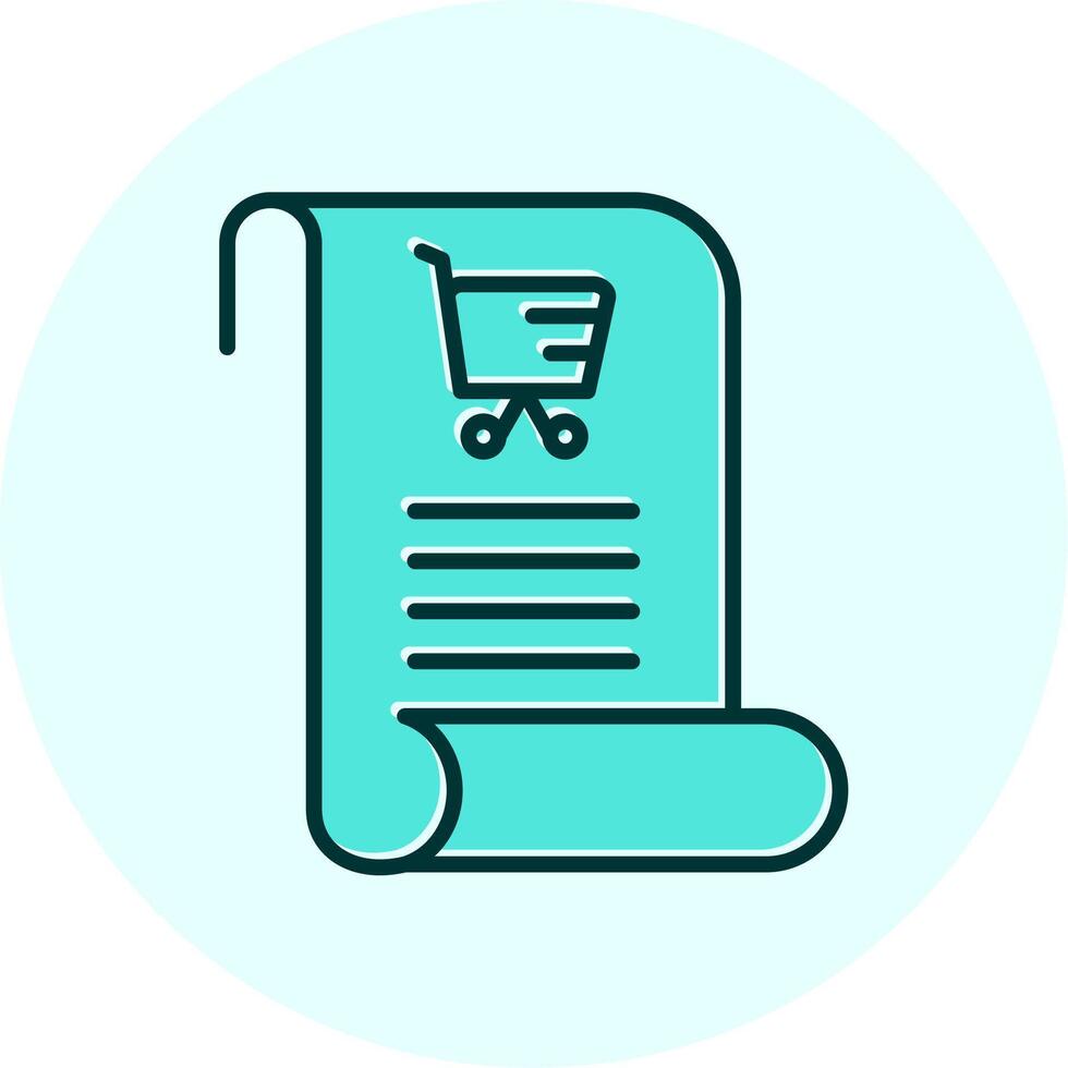 Shopping List Vecto Icon vector