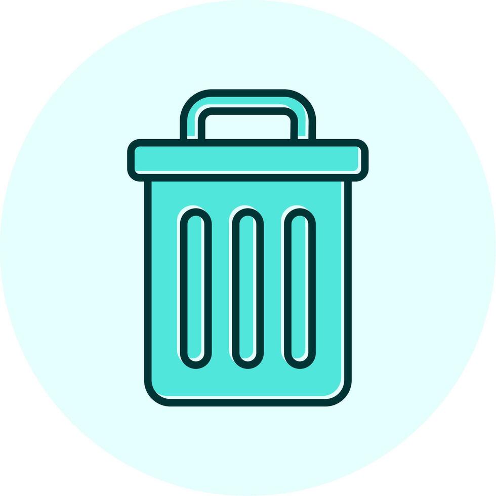 Trash Bin Vecto Icon vector