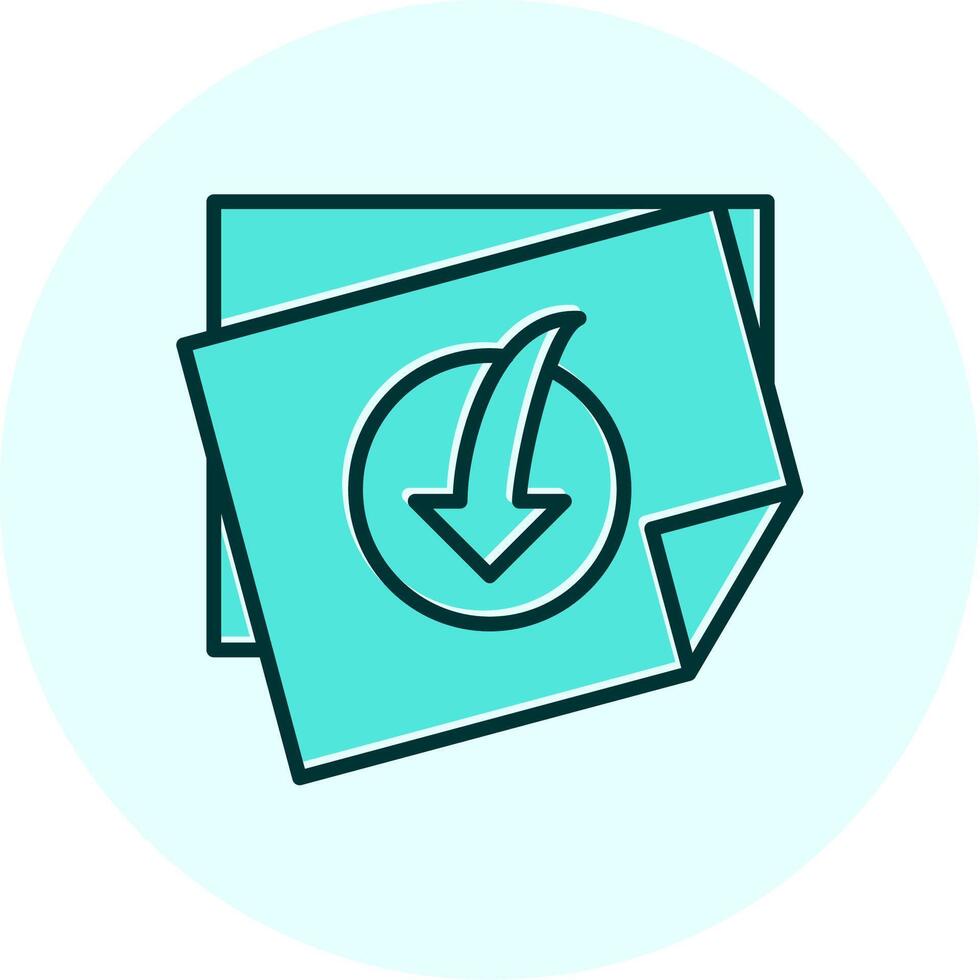 File Download Vecto Icon vector