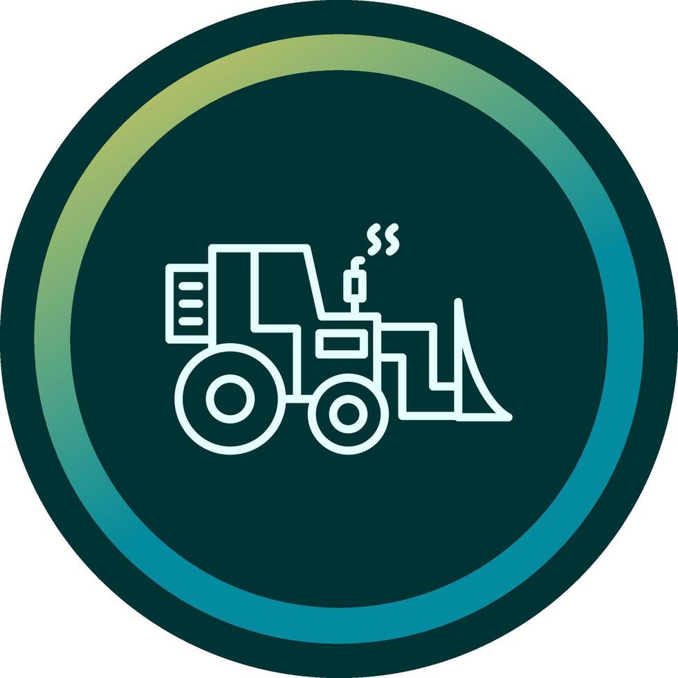 Bulldozer Vecto Icon vector