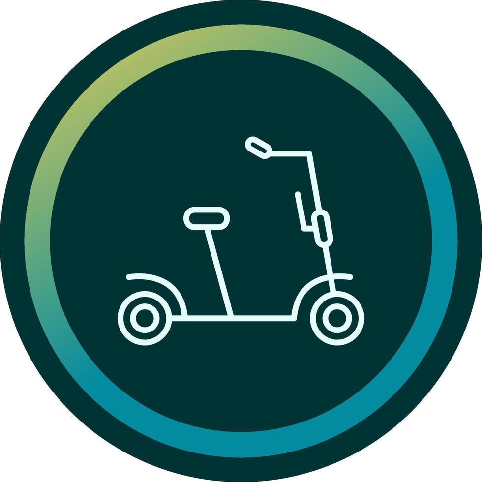 Kick Scooter Vecto Icon vector