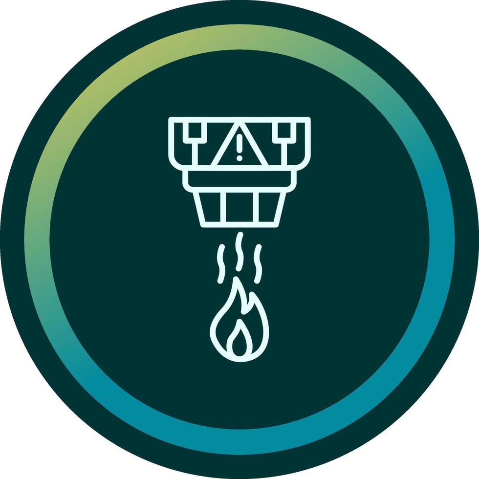 Smoke Detector Vecto Icon vector