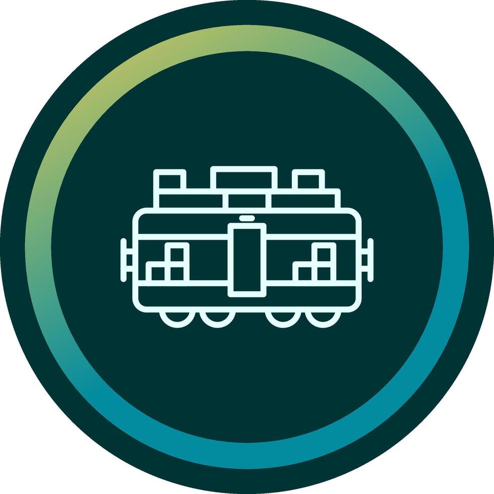 Train Cargo Vecto Icon vector