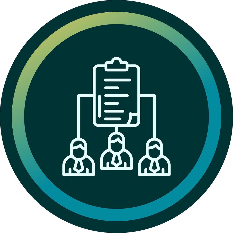 Work distribution Vecto Icon vector