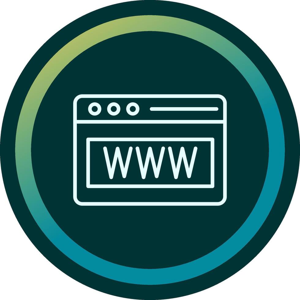 Web Browser Vecto Icon vector