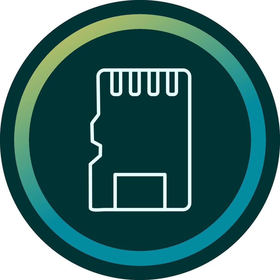 Sd Card Vecto Icon vector