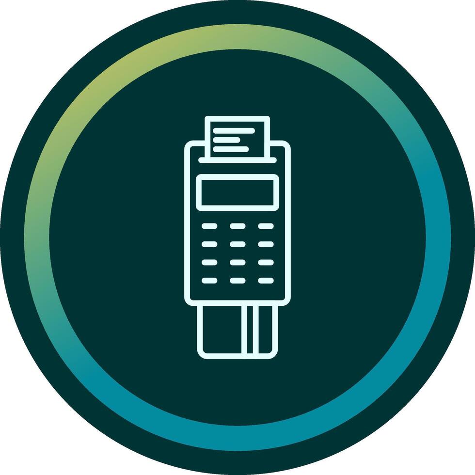 Pos Terminal Vecto Icon vector