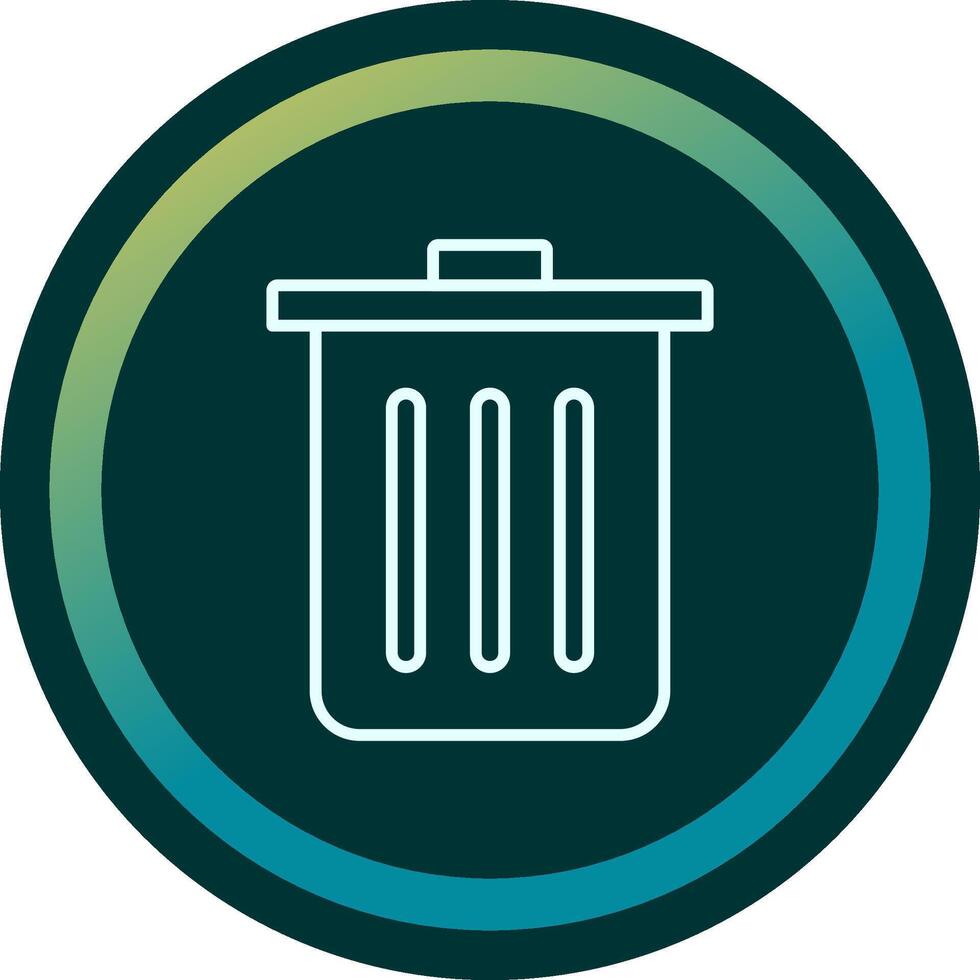 Dustbin Vecto Icon vector