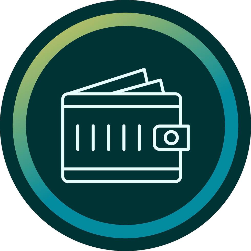 Cash Wallet Vecto Icon vector