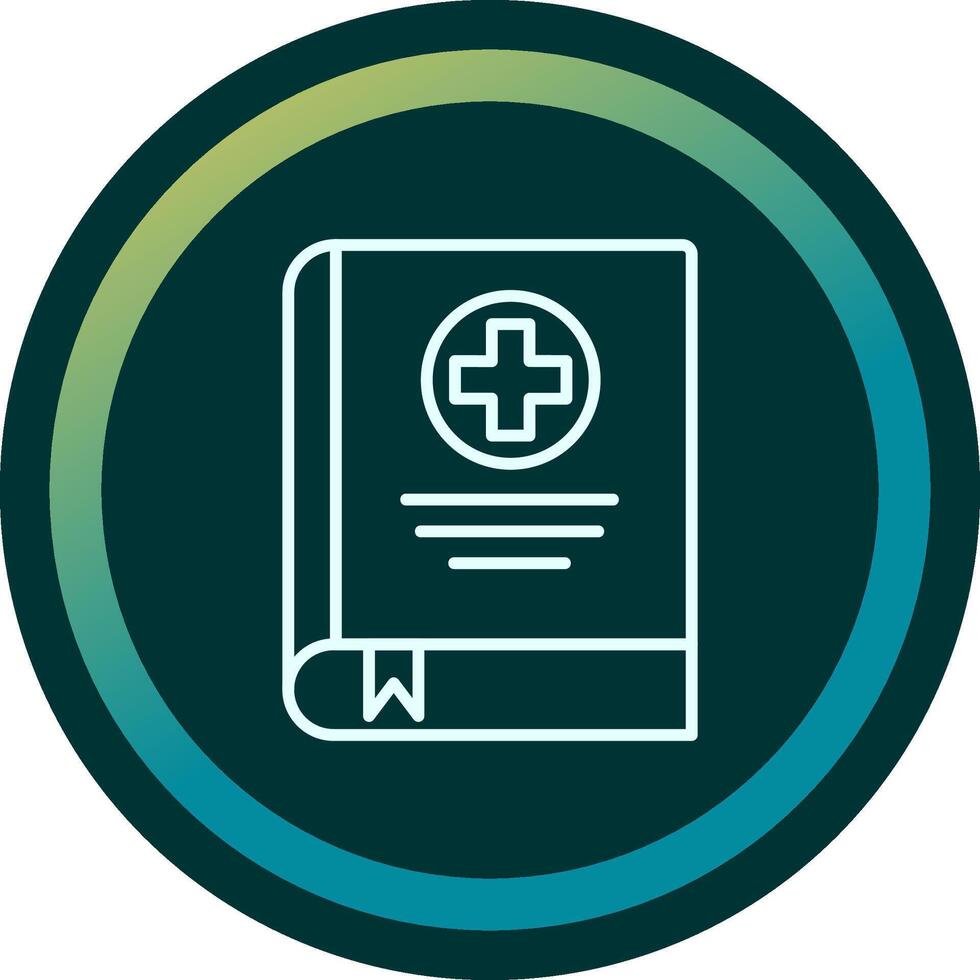 médico libro vecto icono vector