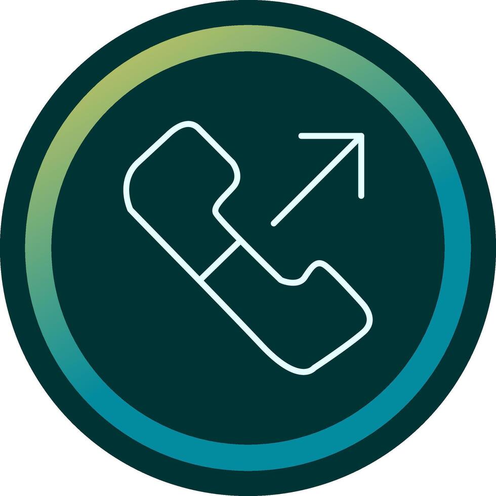 Outgoing Call Vecto Icon vector