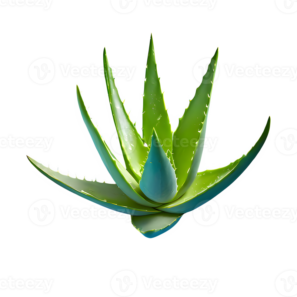 AI generated Aloe vera isolated on transparent background png