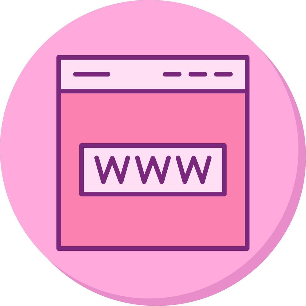 Web Site Vecto Icon vector