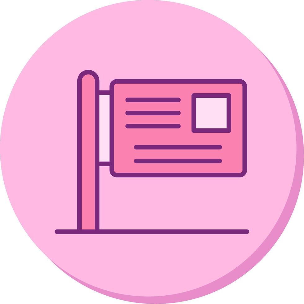 Billboard Vecto Icon vector