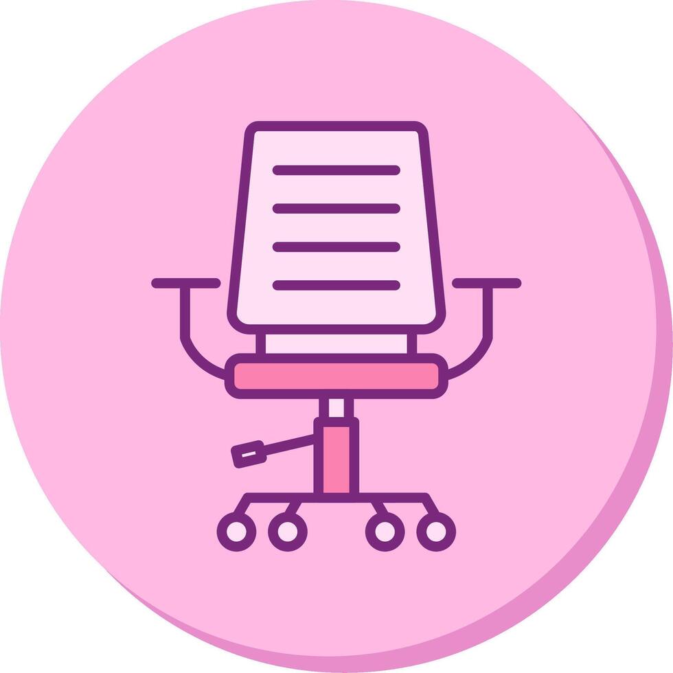 Office Chair Vecto Icon vector