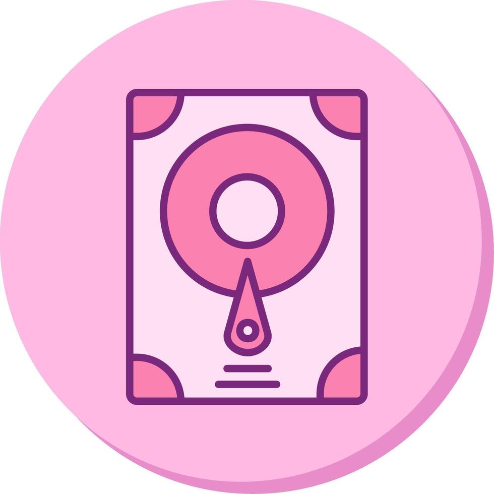 Hard Disk Vecto Icon vector