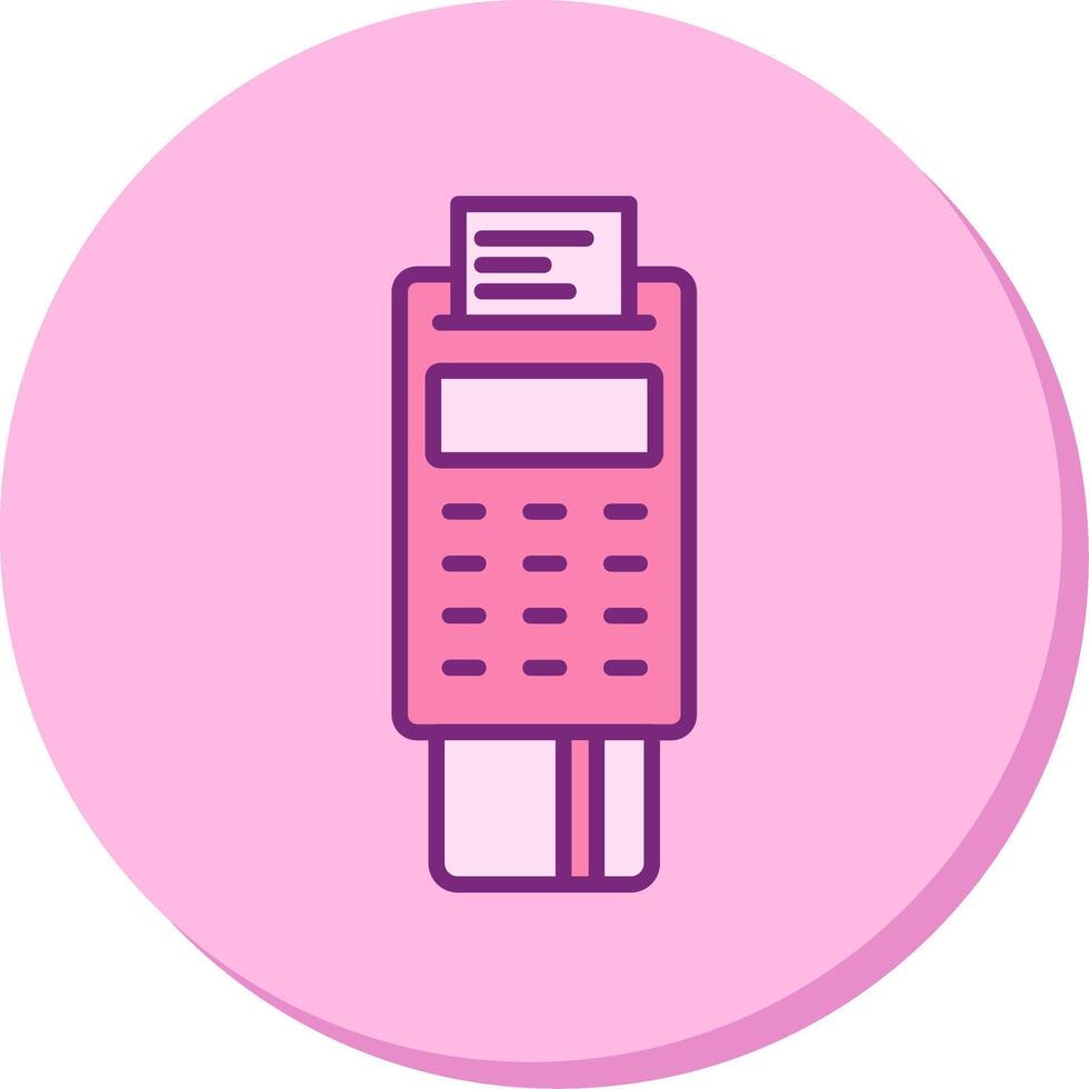 Pos Terminal Vecto Icon vector