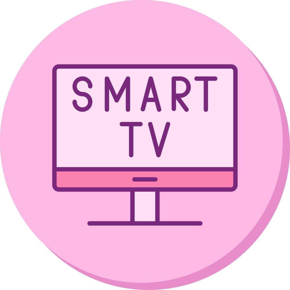 inteligente televisión vecto icono vector