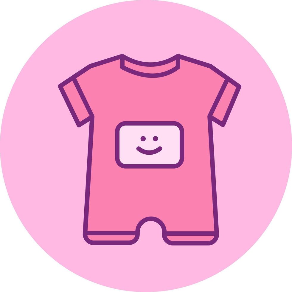 Baby Boy Outfit Vecto Icon vector