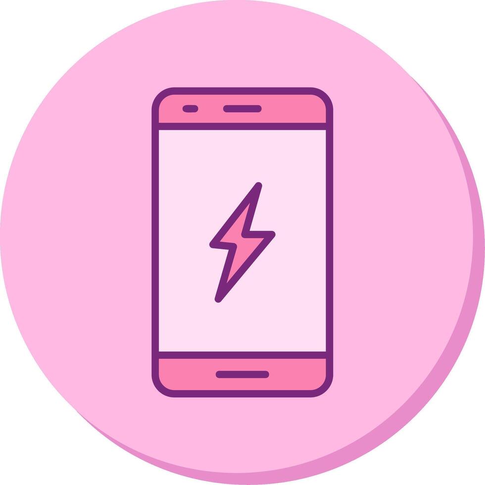 Recharge Mobile Vecto Icon vector