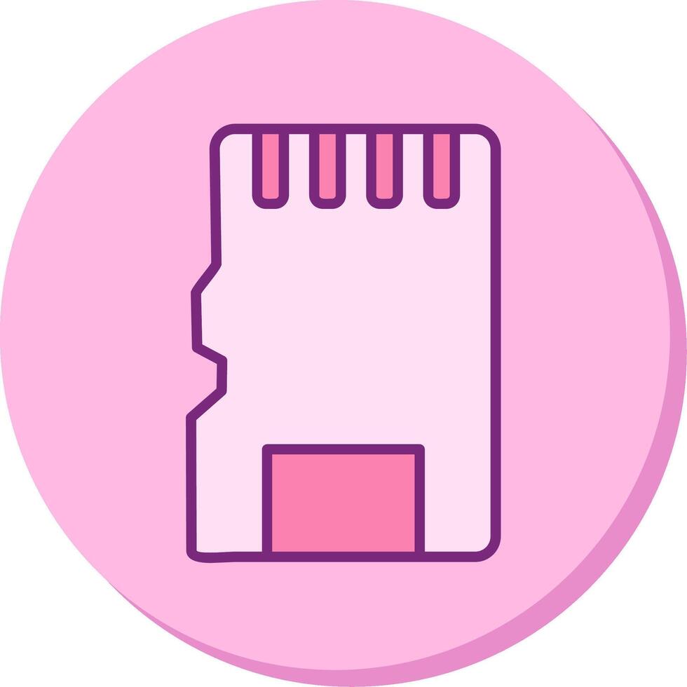 Sd Card Vecto Icon vector