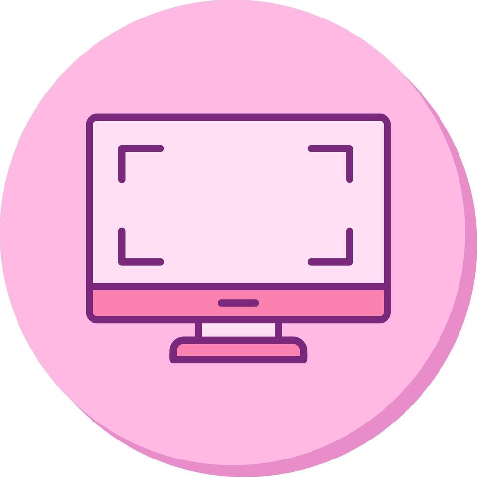 Monitor Vecto Icon vector