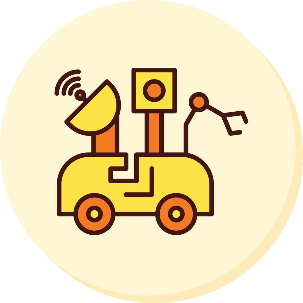 Moon Rover Vecto Icon vector