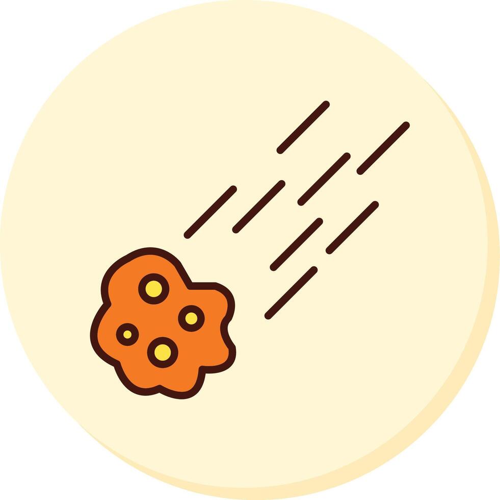 Meteor Vecto Icon vector